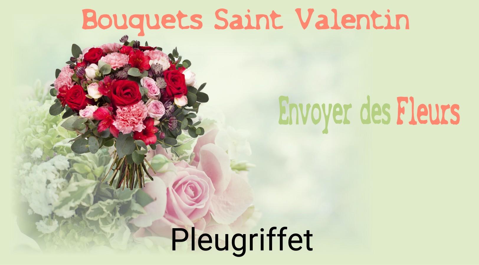 Roses de Saint-Valentin livrées à Pleugriffet